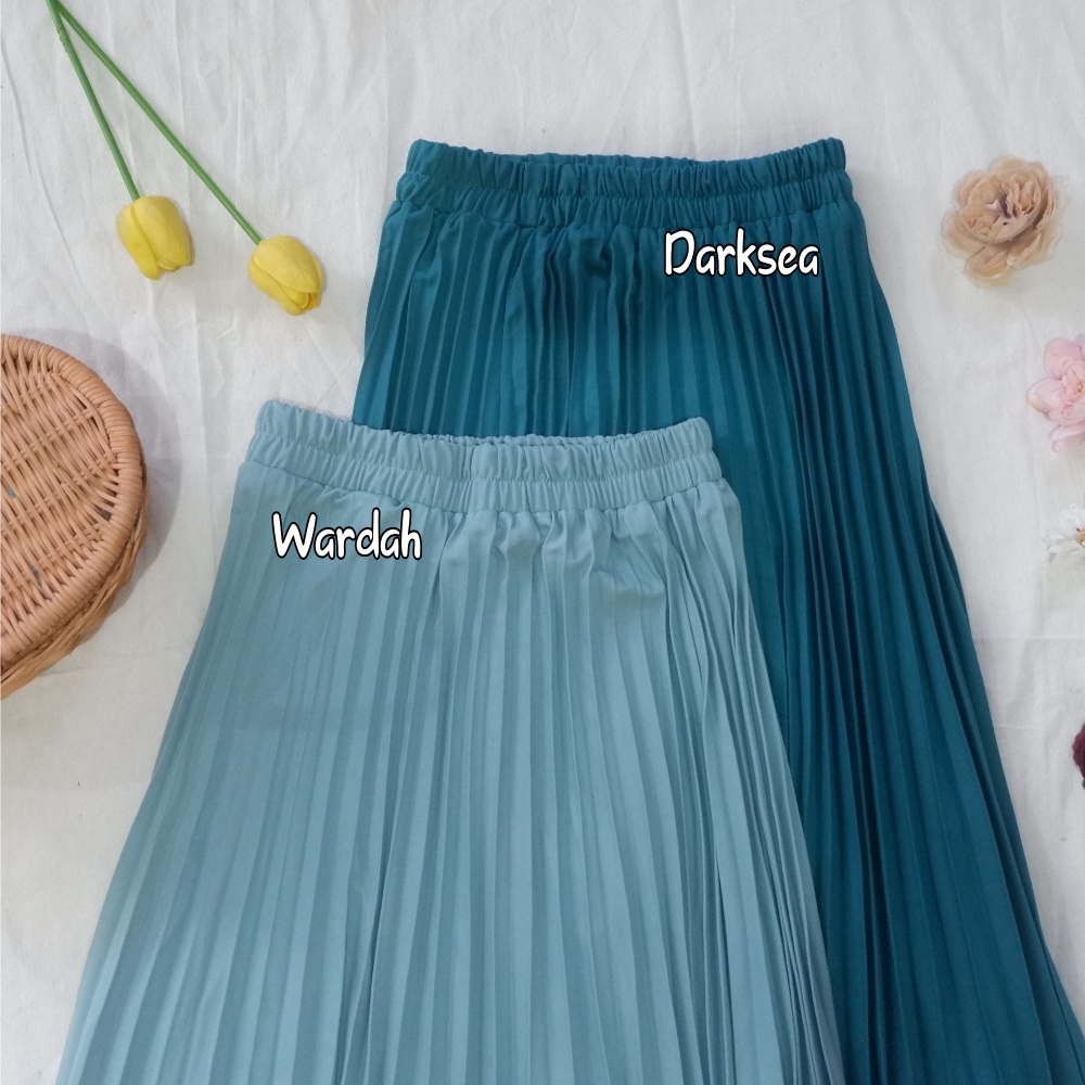 PLEATED SKIRT / ROK PLISKET MURAH BY ARUNA OUTFIT