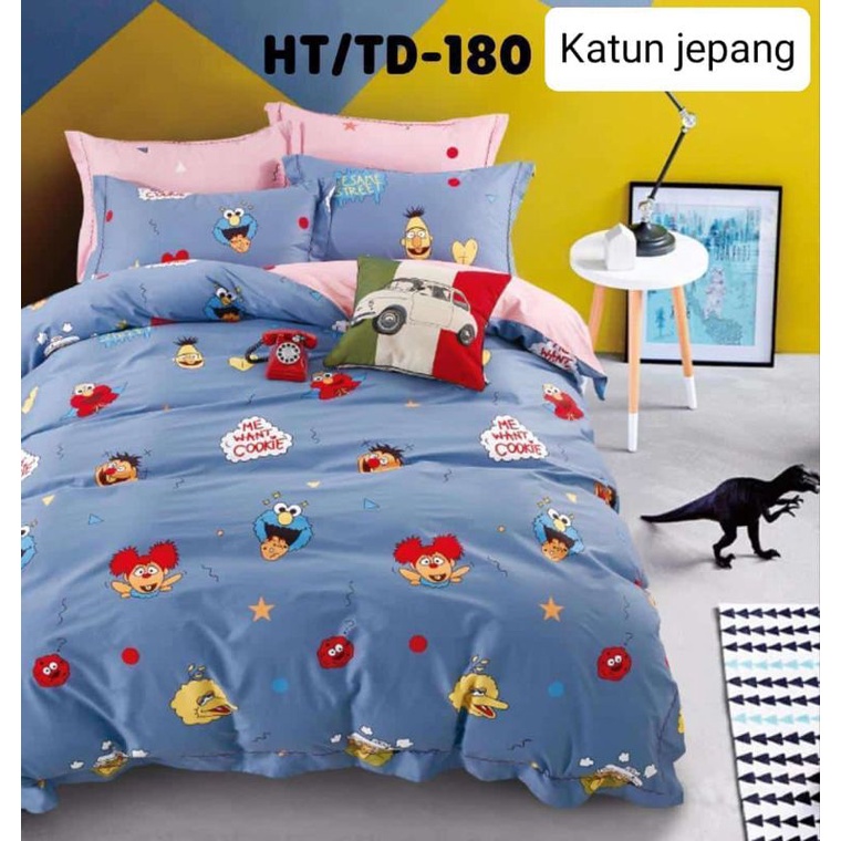 Sprei Katun Jepang uk 180x200x30