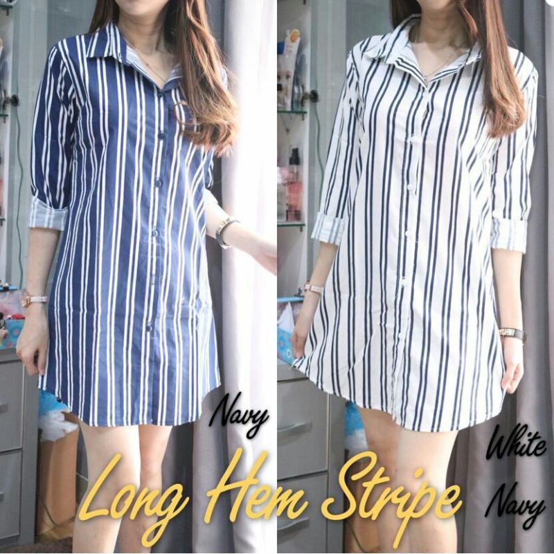 eReX FASHION long hem stripe 1AB