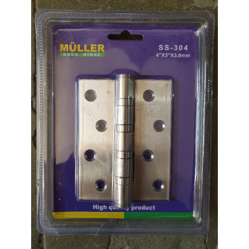 ENGSEL STAINLESS 304 TEBAL MULLER 4 INCH