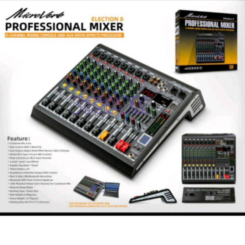 MIXER MICROVERB ELECTION 8 / ELECTION8 USB