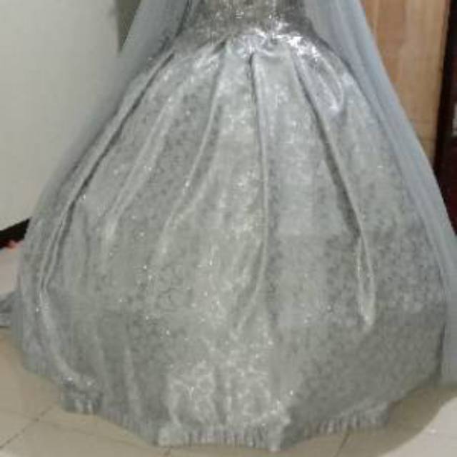 Peticoat petikut pengembang gaun 8 ring