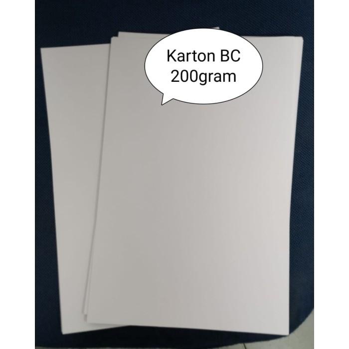 

Karton Bc (Brief Card) 200 Gram - Kertas Tebal Kosong A4 - 50 Lembar