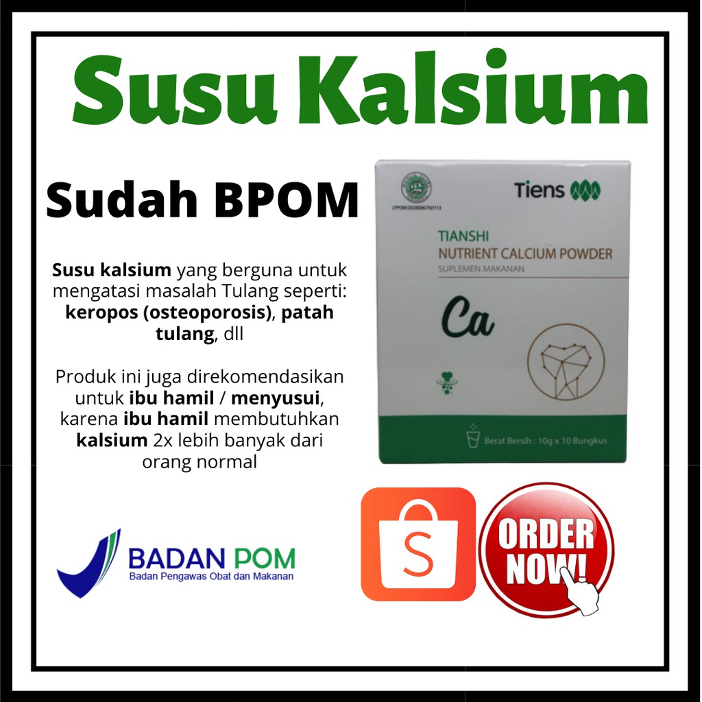 

TIENS / TIANSHI Peninggi badan / osteoporosis patah tulang/ ibu hamil menyusui Susu kalsium NHCP