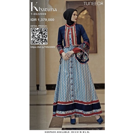 (Cicilan) Gamis Tuneeca Amina T-0522009 By Tuneeca Original