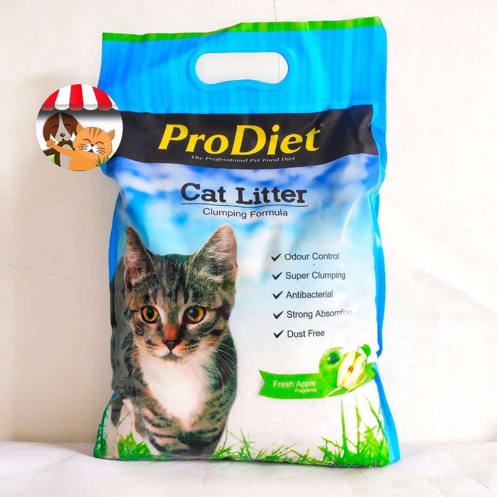 Pasir Kucing Gumpal Prodiet Hygiene Scented Cat Litter 5L Best Quality