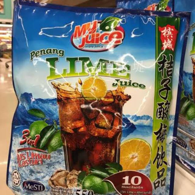 

my juice 3 in 1 penang lime juice jeruk nipis