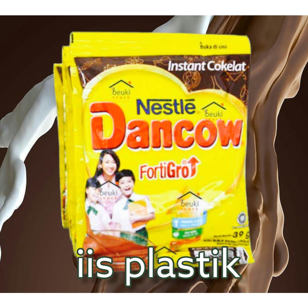 Dancow FortiGro Susu Sachet ( Renceng ) - Instant Putih Cokelat