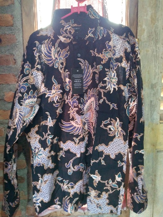 Kemeja Batik Pria Lengan Panjang Slim Fit Batik Pria Lengan Panjang Modern