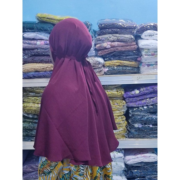 BERGO MARYAM CRINKLE AIR FLOW/JILBAB INSTAN