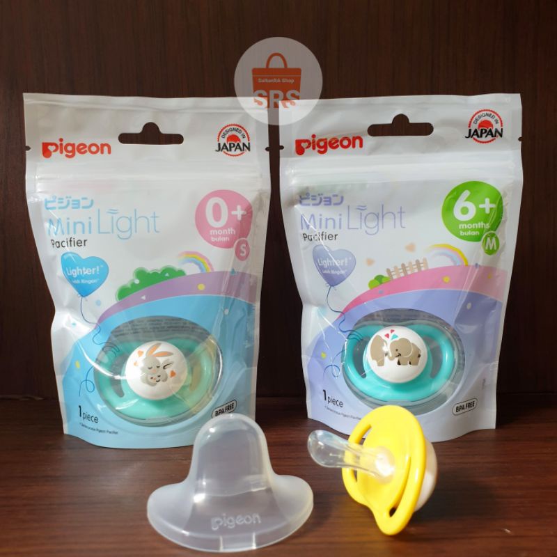 Empeng Bayi Pigeon | Mini Light Facifier Newborn BPA Free | Empeng Bayi Pigeon MINILIGHT PACIFIER