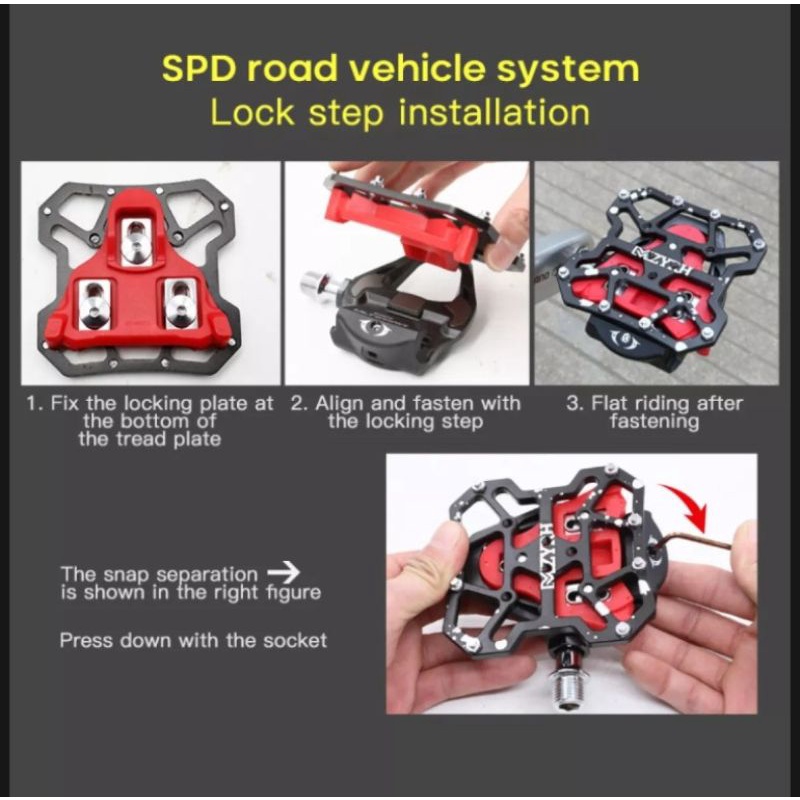 ADAPTOR PEDAL CLEAT FOR UNIVERSAL CLEAT