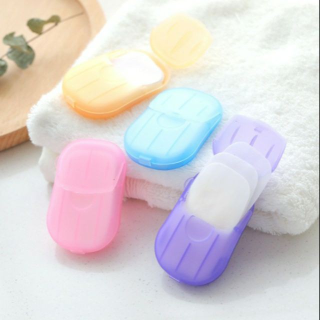 SHABRINA_FASHION!!! Sabun Cuci Tangan Kertas / Travelling Paper Soap RANDOM