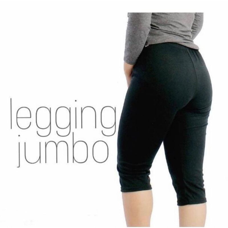 (3SIZE)LEGGING WANITA BAWAH LUTUT KAOS SPANDEK RAYON GRADEE A TEBAL/CELANA LEJING PENDEK DALAMAN WANITA MURAH