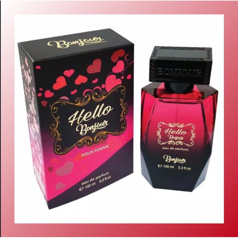 ORIGINAL PARFUME HELLO BONJOUR 100ML.