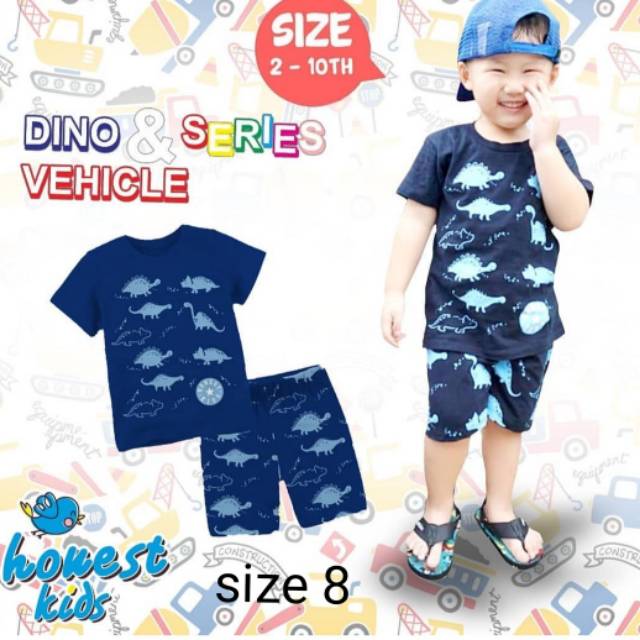 Setelan Anak Cowok Honest Kids 2-10T