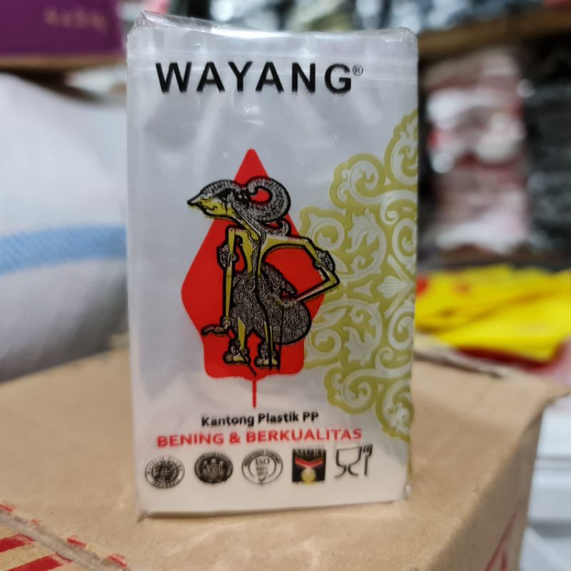 Plastik bening PP WAYANG 6X10 5x8