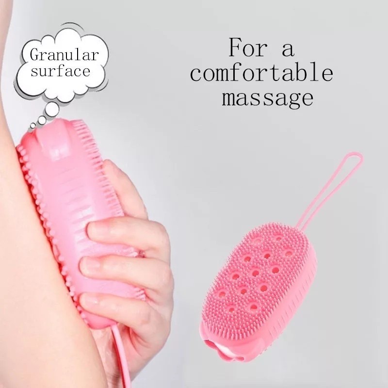 NEW!! Sikat Mandi Silikon Bubbles Bath Brush