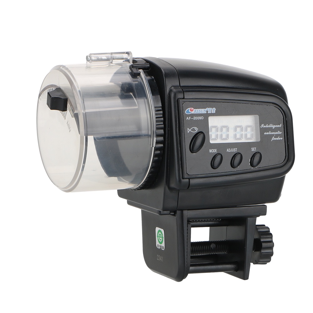Auto Feeder Fish Food Timer Aquarium Pakan Otomatis AF-2003 /AF-2009D Digital LCD Display Fish Food Depenser RESUN