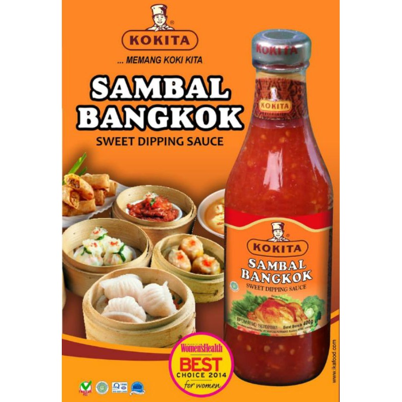 Kokita Sambal Bangkok Sweet Dipping Sauce Dimsum 1kg Pouch Murah Best