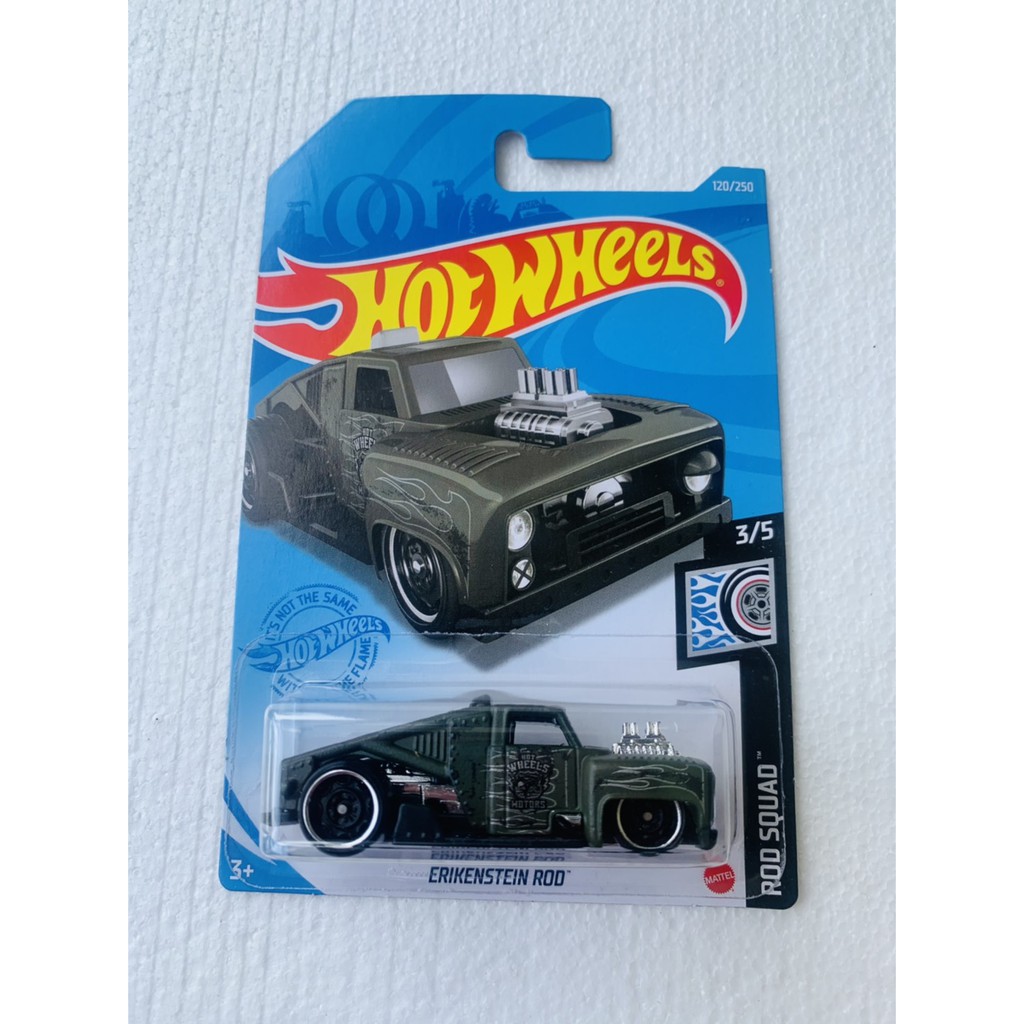 HOT WHEELS HOTWHEELS ERIKENSTEIN ROD HIJAU LOT F 2021 ROD SQUAD DIECAST MOBIL HOTWEELS LANGKA MURAH