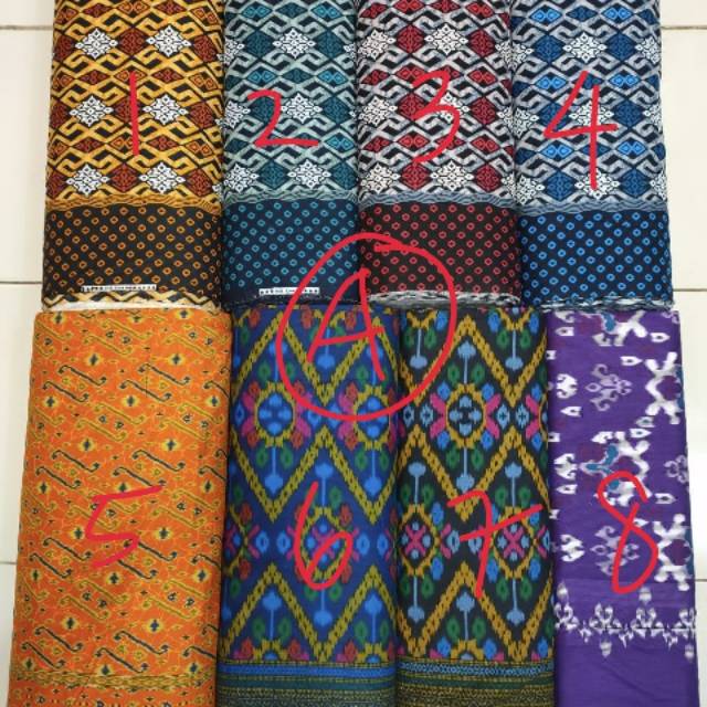 Kain Batik bahan katun Meteran