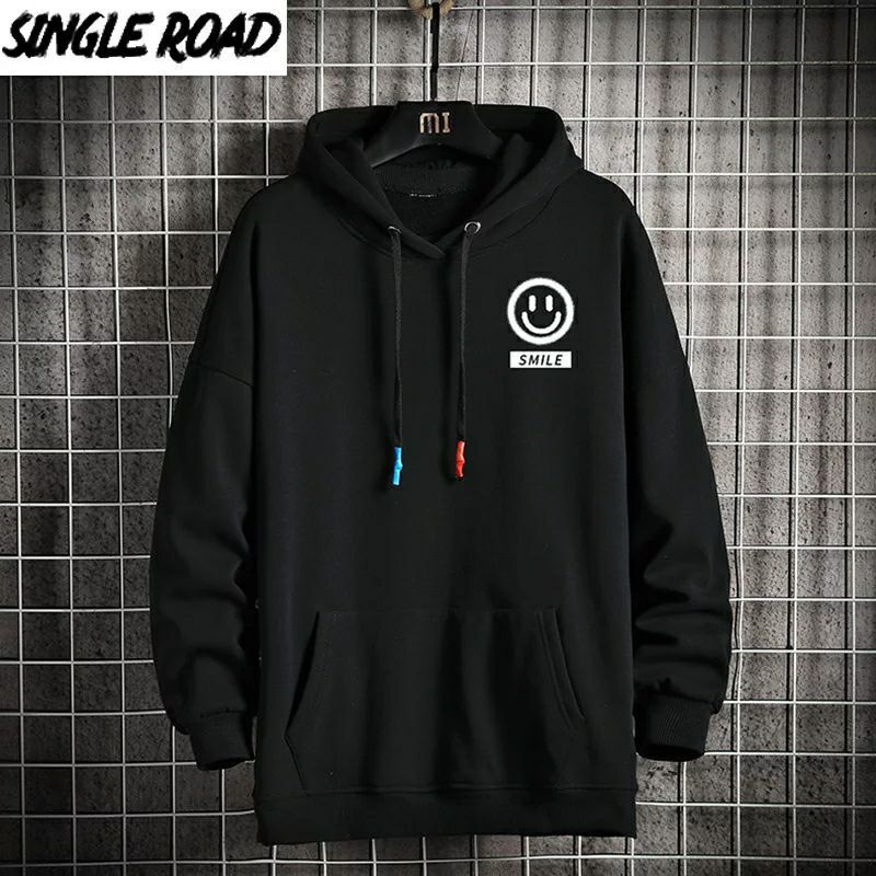 Jaket Hoodie Jumper Smile Pria &amp; Wanita Size M-XXL