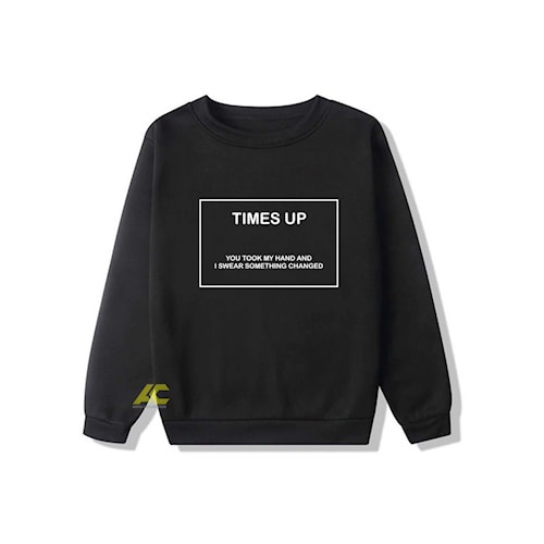 sweater oversize crewneck times up streetwear sweatshirt pria wanita dewasa