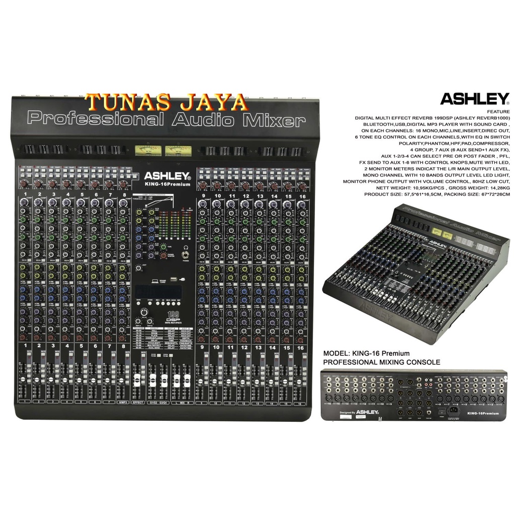 MIXER ASHLEY KING 16 PREMIUM KING16 PREMIUM KING16 PREMIUM ORIGINAL