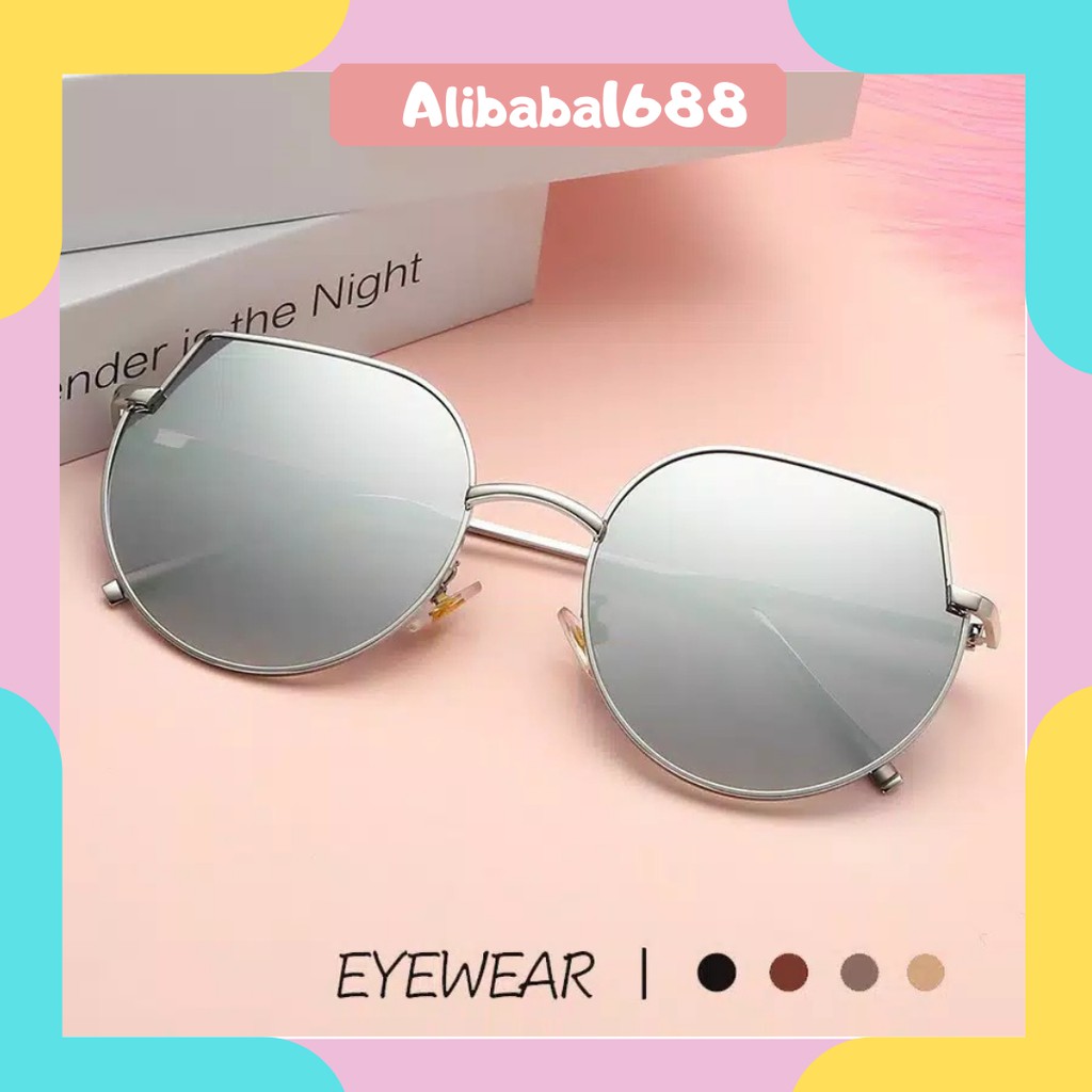 *ALIBABA1688*COD Kacamata Frame Lensa Fashion Pria &amp; Wanita New Sunglasses