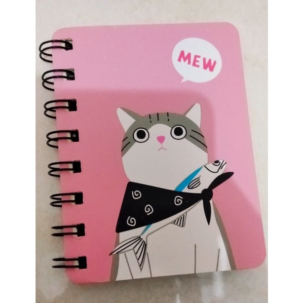 

Mini Diary buku memo kecil bonus striker lucu
