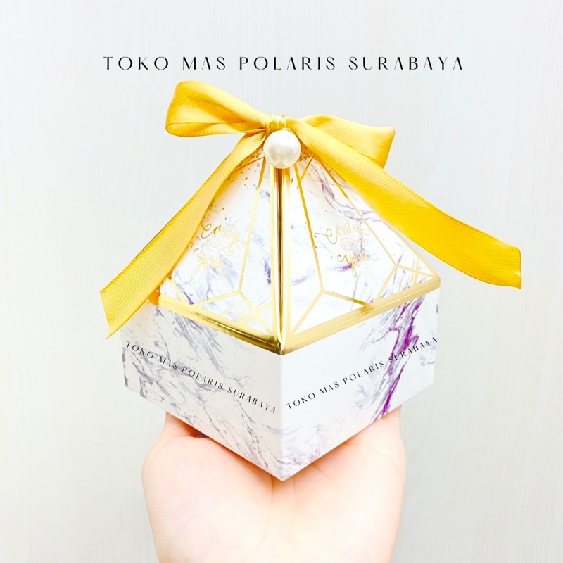 Kotak Logam Mulia Free Kartu Ucapan LM Gift Box