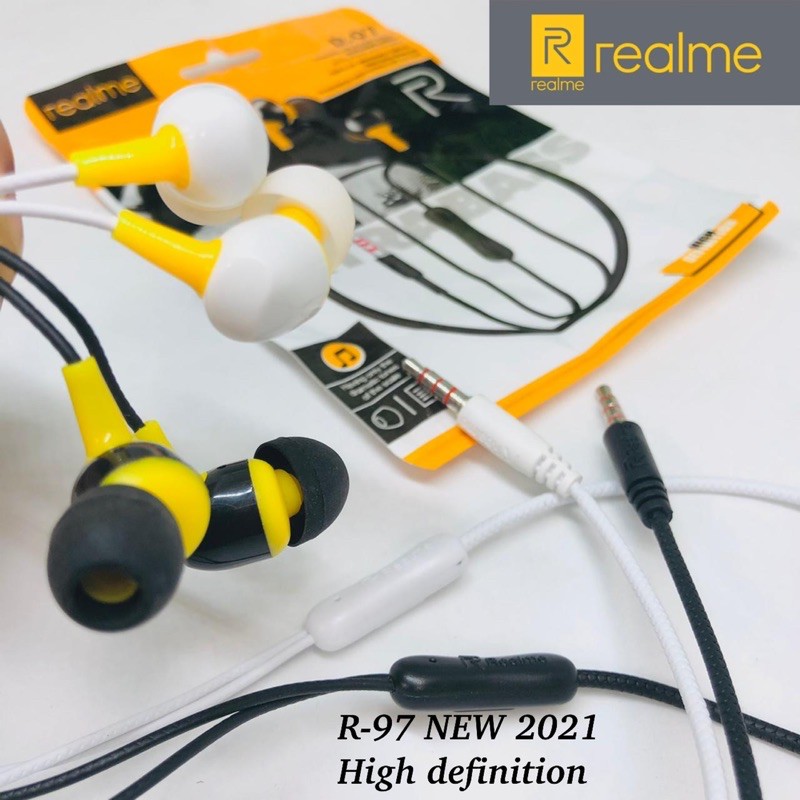 PROMO DAHSYAT REALME EARPHONE R97 R98 R99 HANDSFREE NEW LAUNCHING 2021