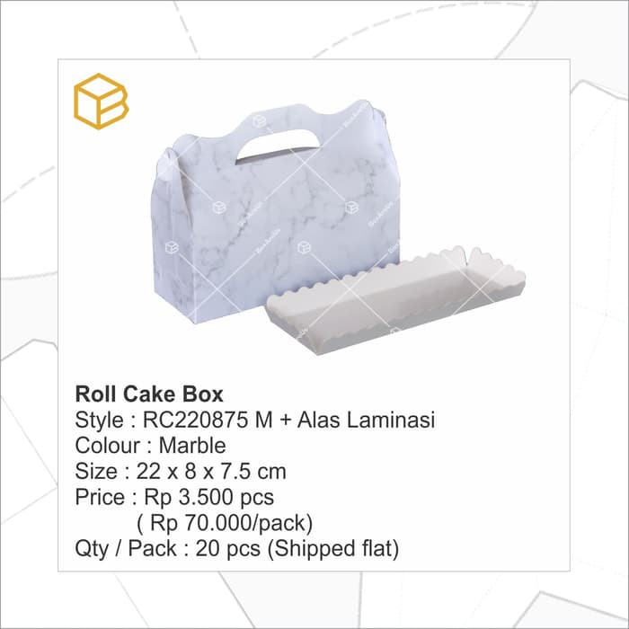 

Dijual RC220875 M | Roll cake, packaging, dus, brownis box, dus, kotak - ONLY BOX Diskon