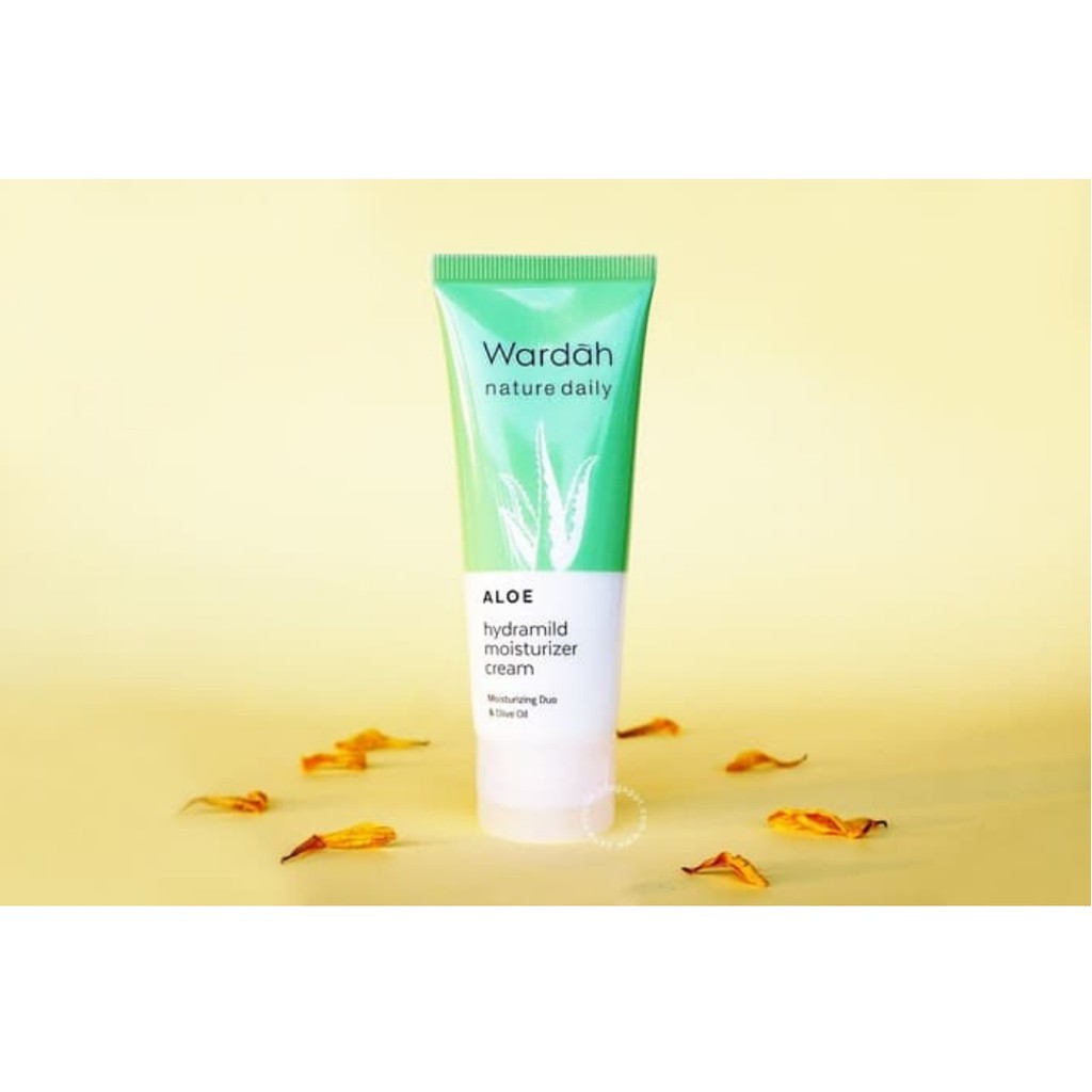 Wardah Nature Daily Aloe Hydramild Moisturizer Cream 40ml