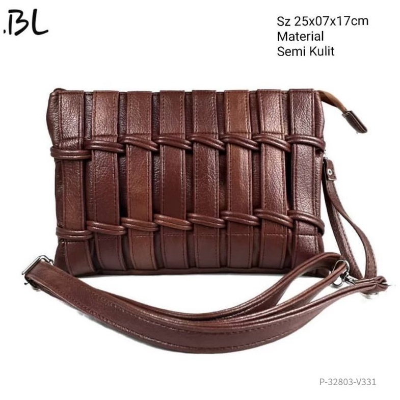 TAS SELEMPANG WANITA MOTIF PAGAR KEKINIAN