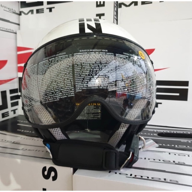 Zeus Helm ZS 210 Black White