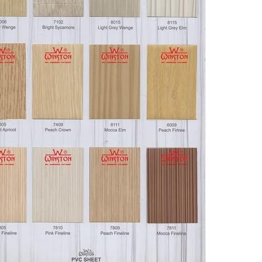 ♂ BIGSALE PROMO  DEKOSIT DECOSHEET TAKOSIT PVCSheet WINSTON Serat Kayu - 7817P ◘