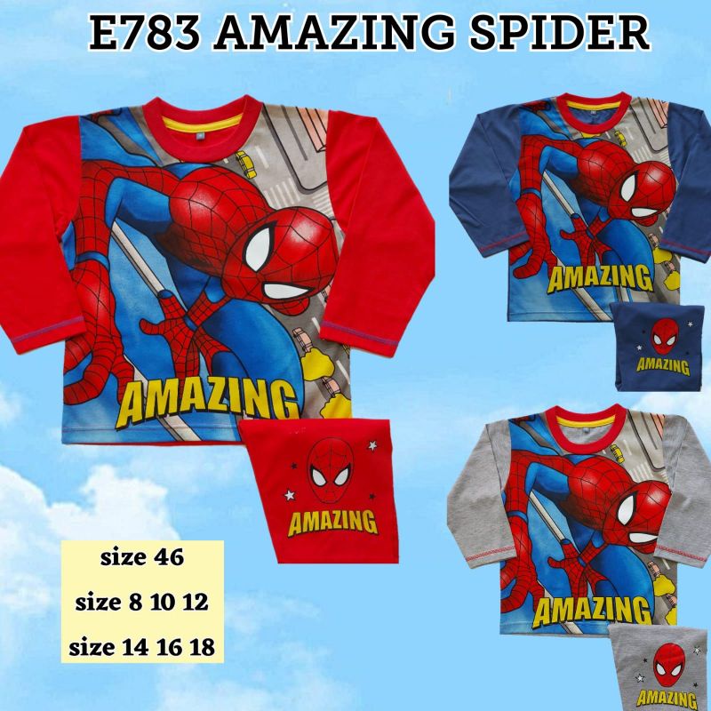 ANNE CLAIRE PP Setelan Lengan Panjang Celana Panjang Anak Laki-laki Piyama Anak Cowok