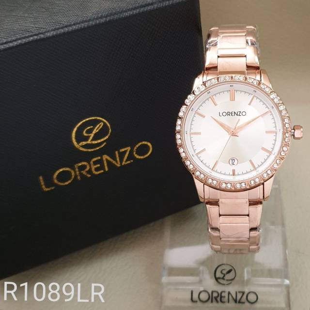 Jam Tangan Wanita Lorenzo Original Tanggal Aktif