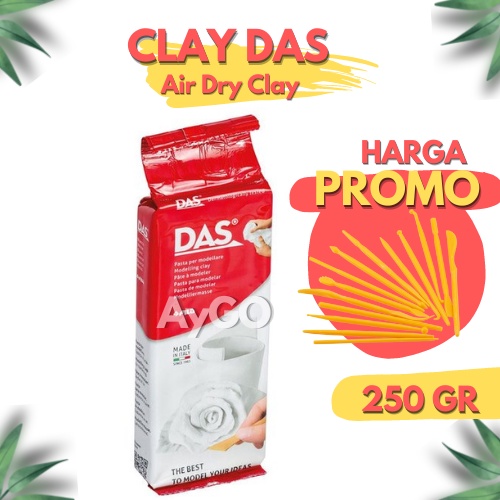 CLAY DAS / DAS MODELLING CLAY / AIR DRY CLAY 250 GR