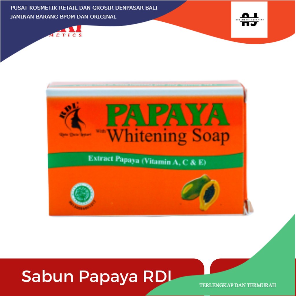 Sabun RDL Papaya Whitening Original 135gr