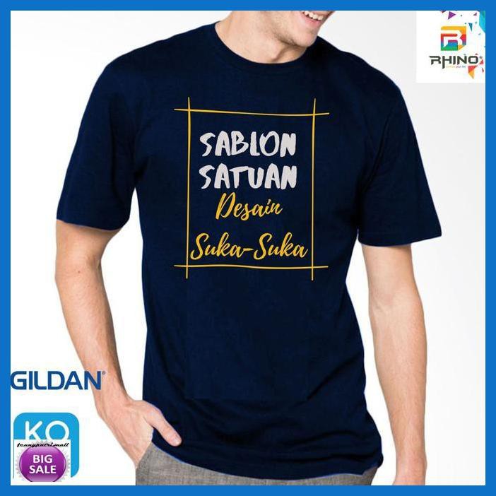 PRIASOAK- SABLON CUSTOM UKURAN A4 + KAOS GILDAN/KOZE PREMIUM -ASLII.