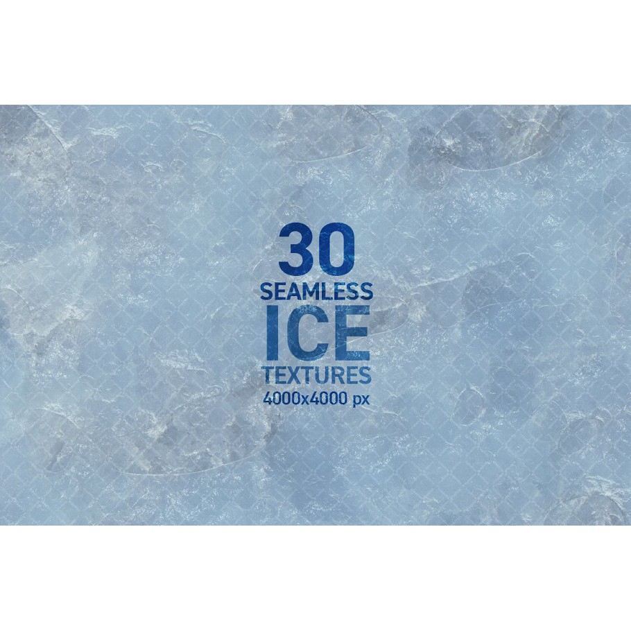 30 Seamless Ice Textures - JPEG Ultra HD