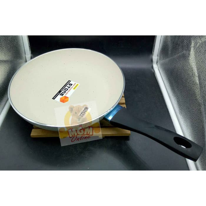 Marble Frypan 28cm teflon pengorengan teflon induksi ANTI LENGKET 2622