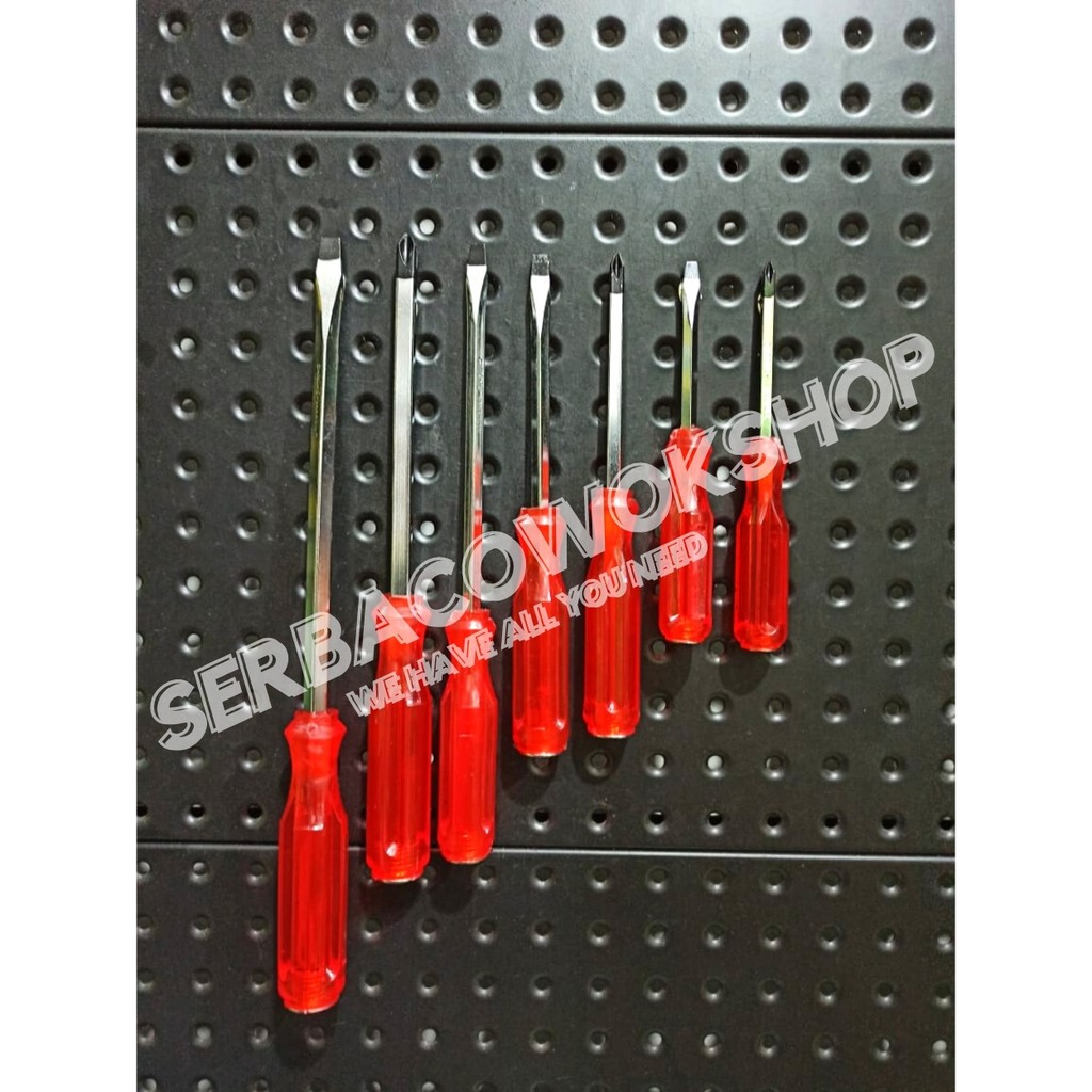 Kenmaster Obeng Ketok Tembus Set 7 Pcs - Go Thru Screwdriver Termurah Berkualitas