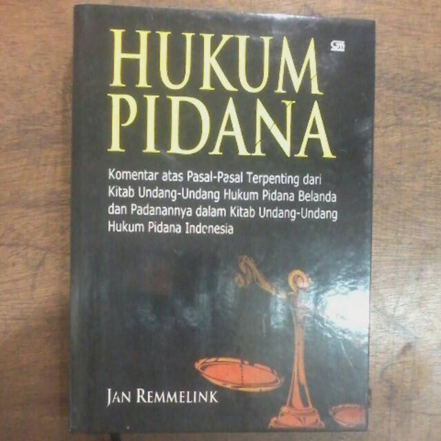 HUKUM PIDANA By JAN REMMELINK