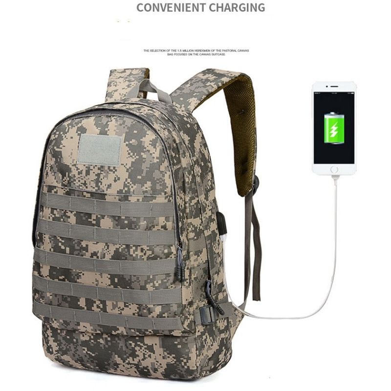 Tas Ransel / Backpack Travel Bag 3P Canvas Military Army