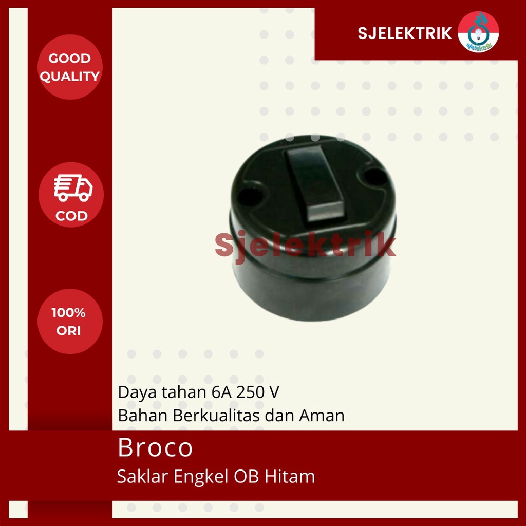 saklar engkel ob hitam broco tanam 630 N