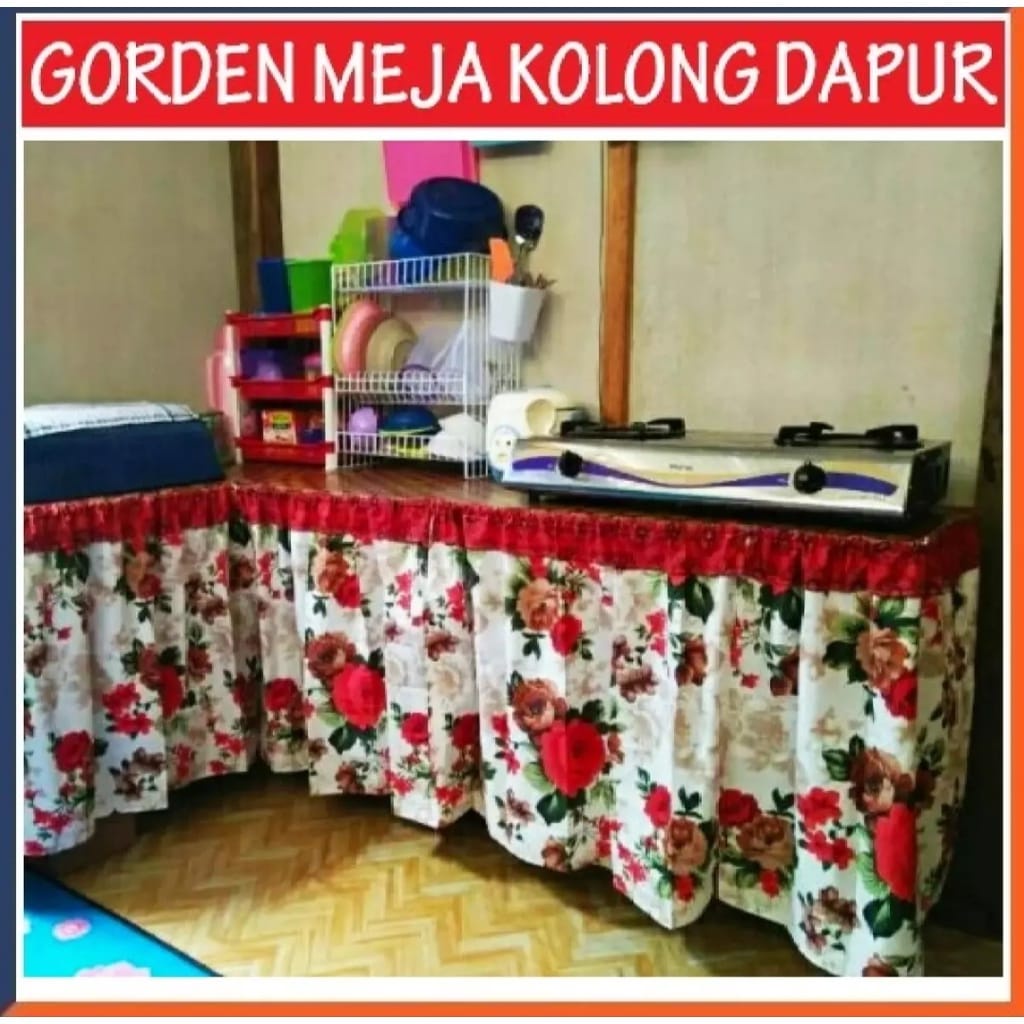 GORDEN KOLONG DAPUR / hordeng KOLONG MEJA DAPUR MURAH